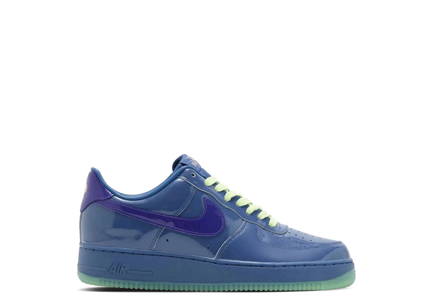 Nike Air Force 1 Low Patent Leather Mystic Navy Grape Ice - Mystic Navy/Grape Ice/Light Violet Ore/Light Liquid Lime - 1