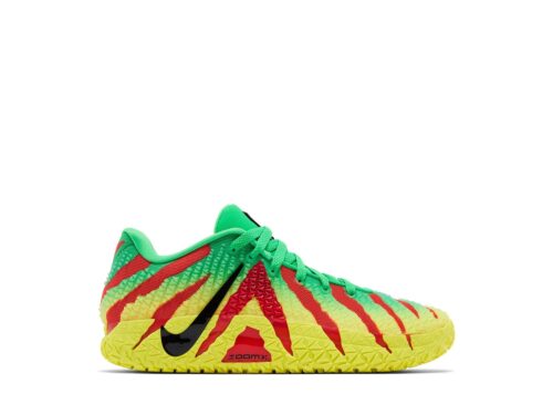 Nike Ja 3 Jurassic Park Explorer - Green Spark/Black/University Red/Dynamic Yellow - 1