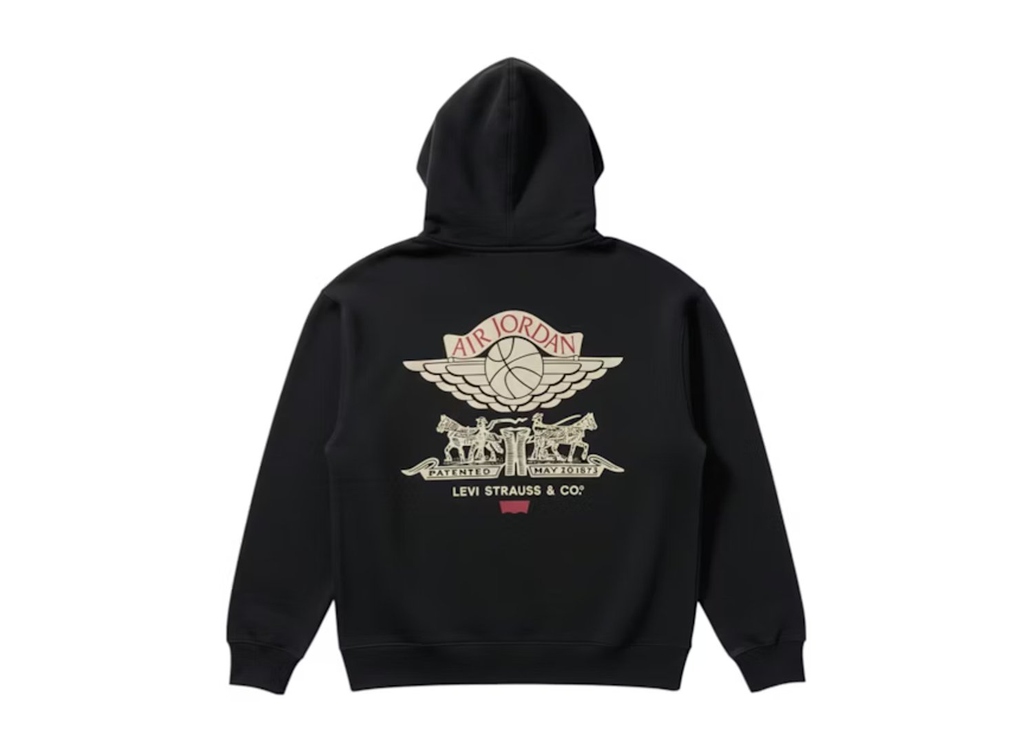 Nike Jordan x Levi's Full Zip Hoodie Black - Black - 1