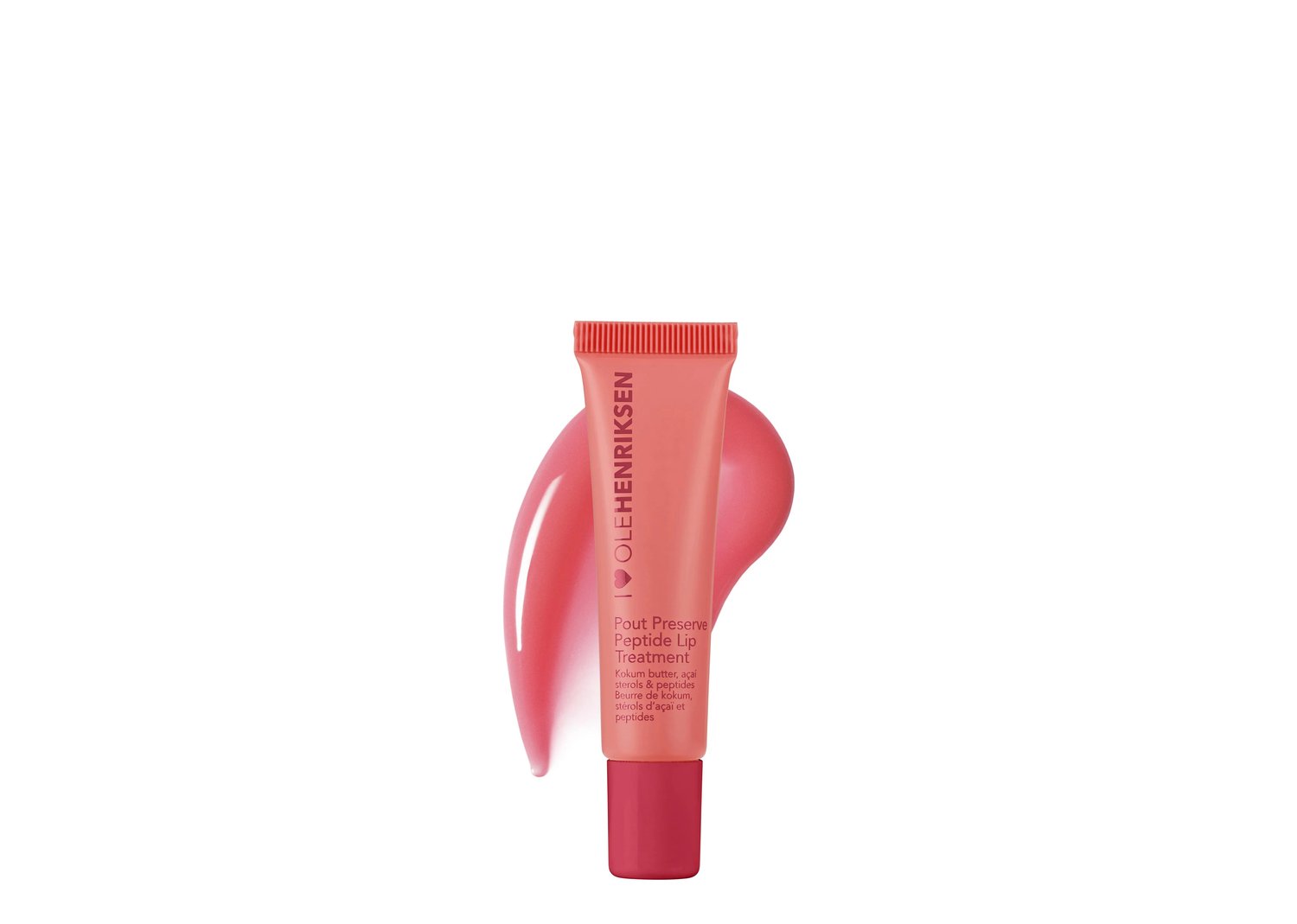 OLEHENRIKSEN Pout Preserve Hydrating Peptide Lip Treatment Strawberry Sorbet - Strawberry Sorbet - mauve pink tint + freshly picked strawberry scent - 1