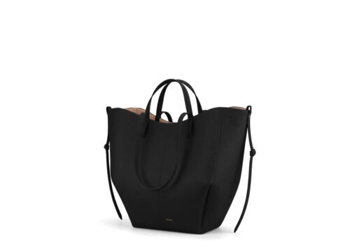 Polène Cyme Tote Textured Black