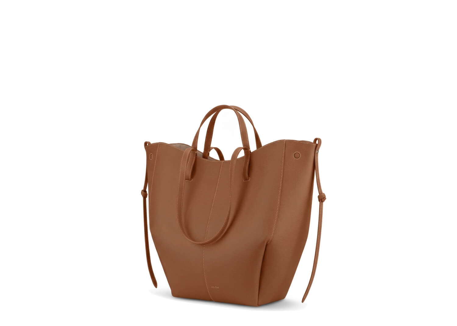 Polène Cyme Tote Textured Camel