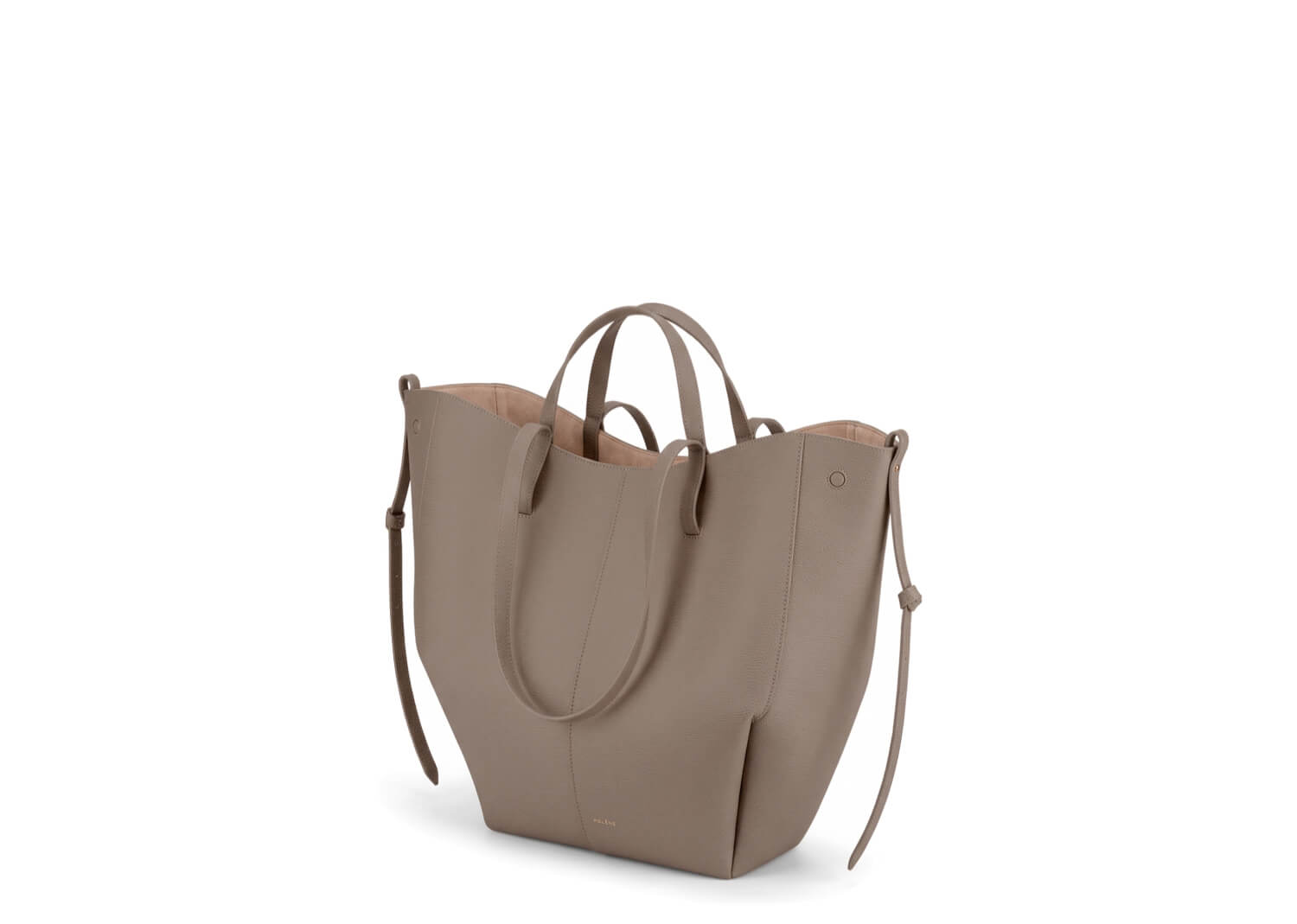 Polène Cyme Tote Textured Taupe