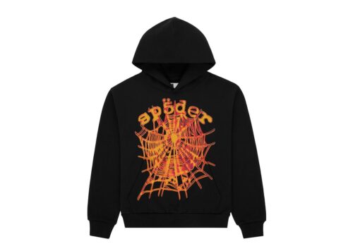 Sp5der OG Web V2 Hoodie Black - Black - 1