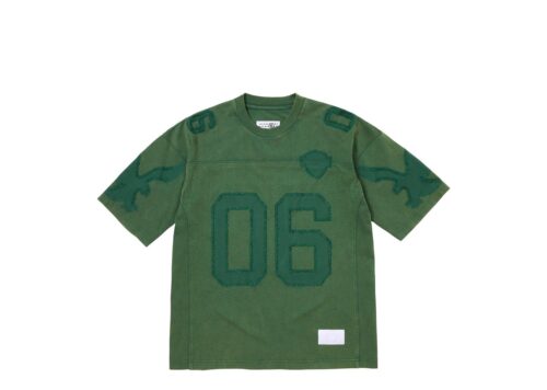 Supreme MM6 Maison Margiela Cotton Football Jersey Green - Green - 1