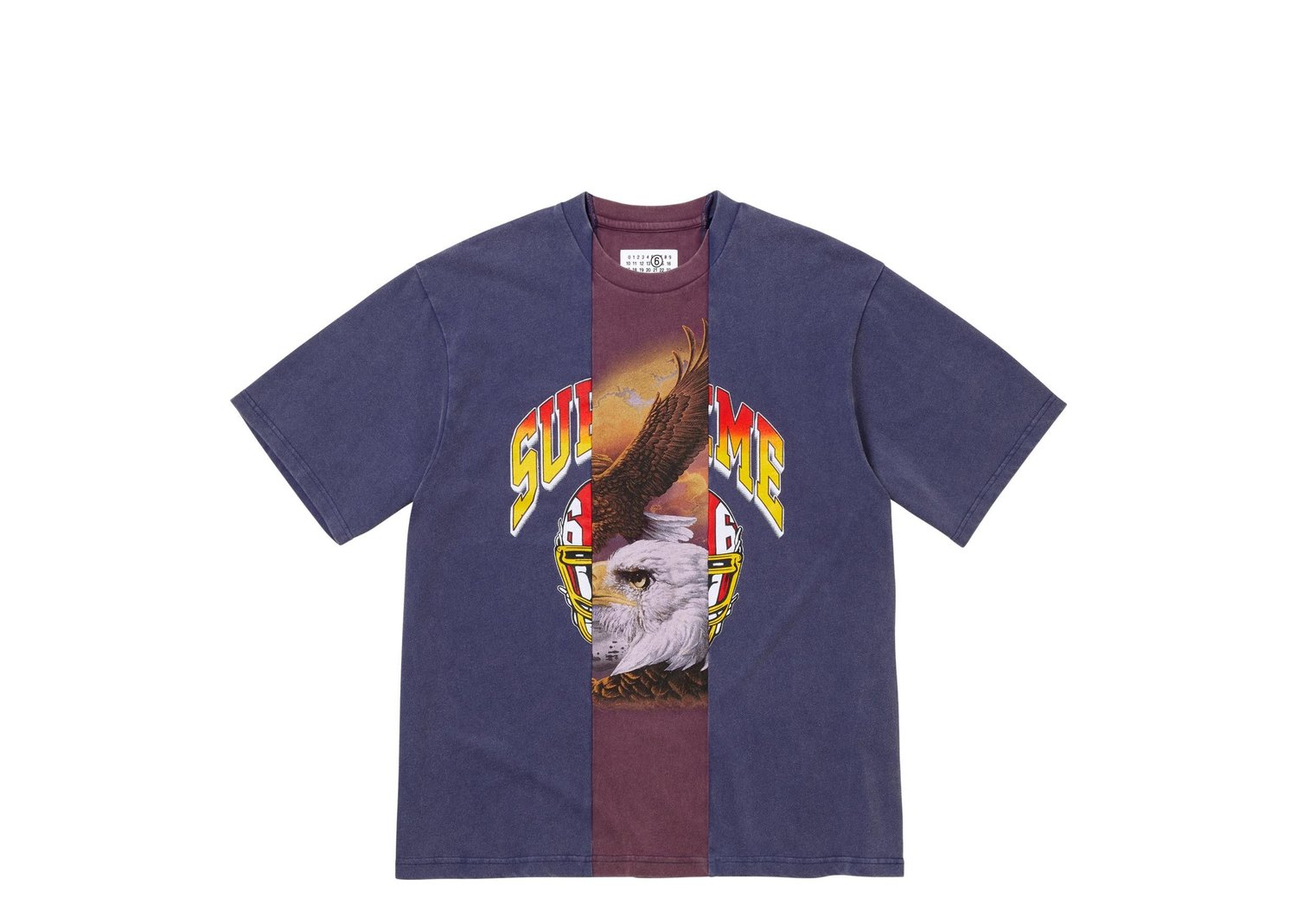 Supreme MM6 Maison Margiela Split S/S Top Navy - Navy - 1