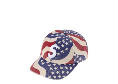 Supreme Pigment Coated S Logo 6-Panel Cap (SS26) Flag - Flag - 1