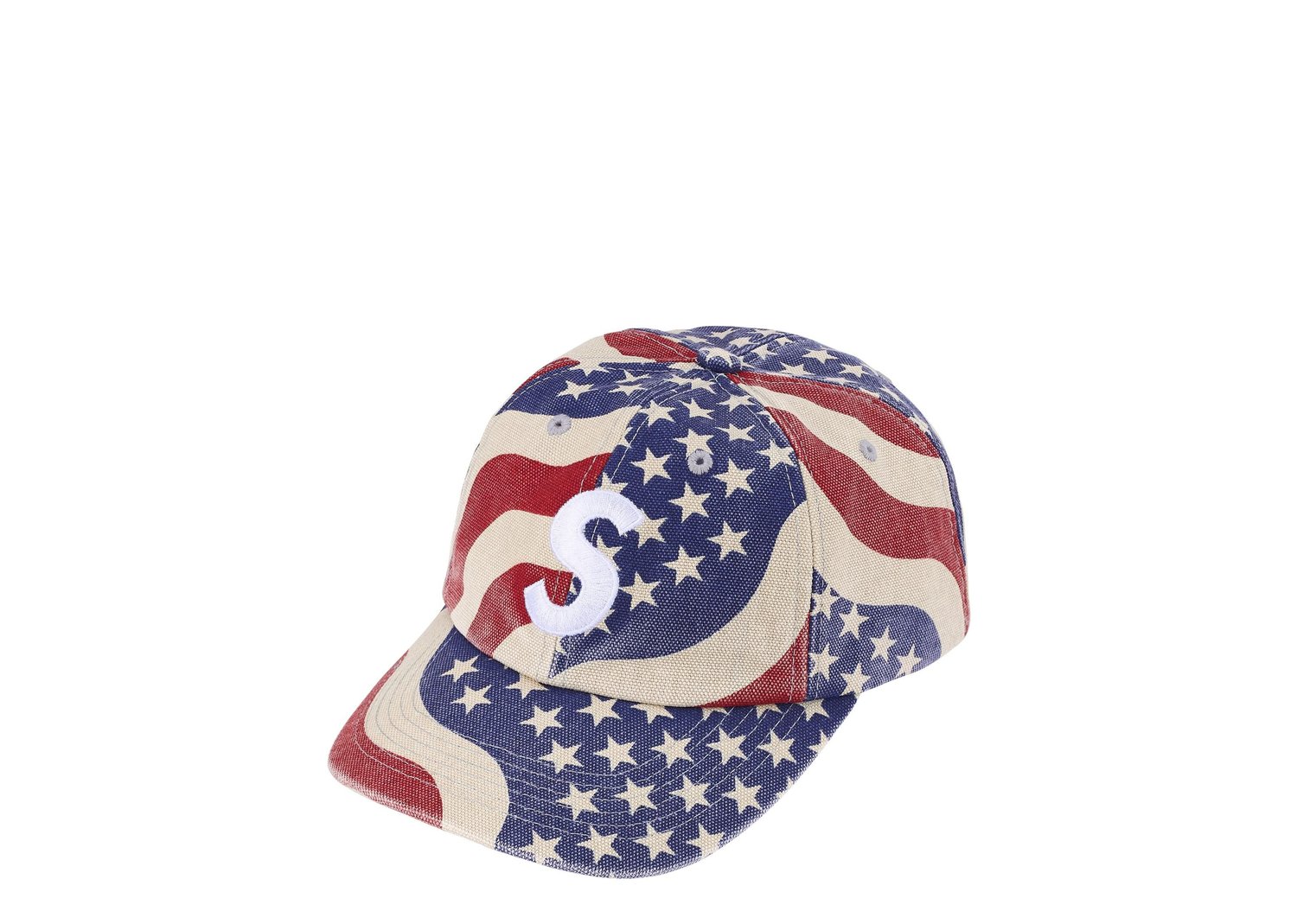 Supreme Pigment Coated S Logo 6-Panel Cap (SS26) Flag - Flag - 1