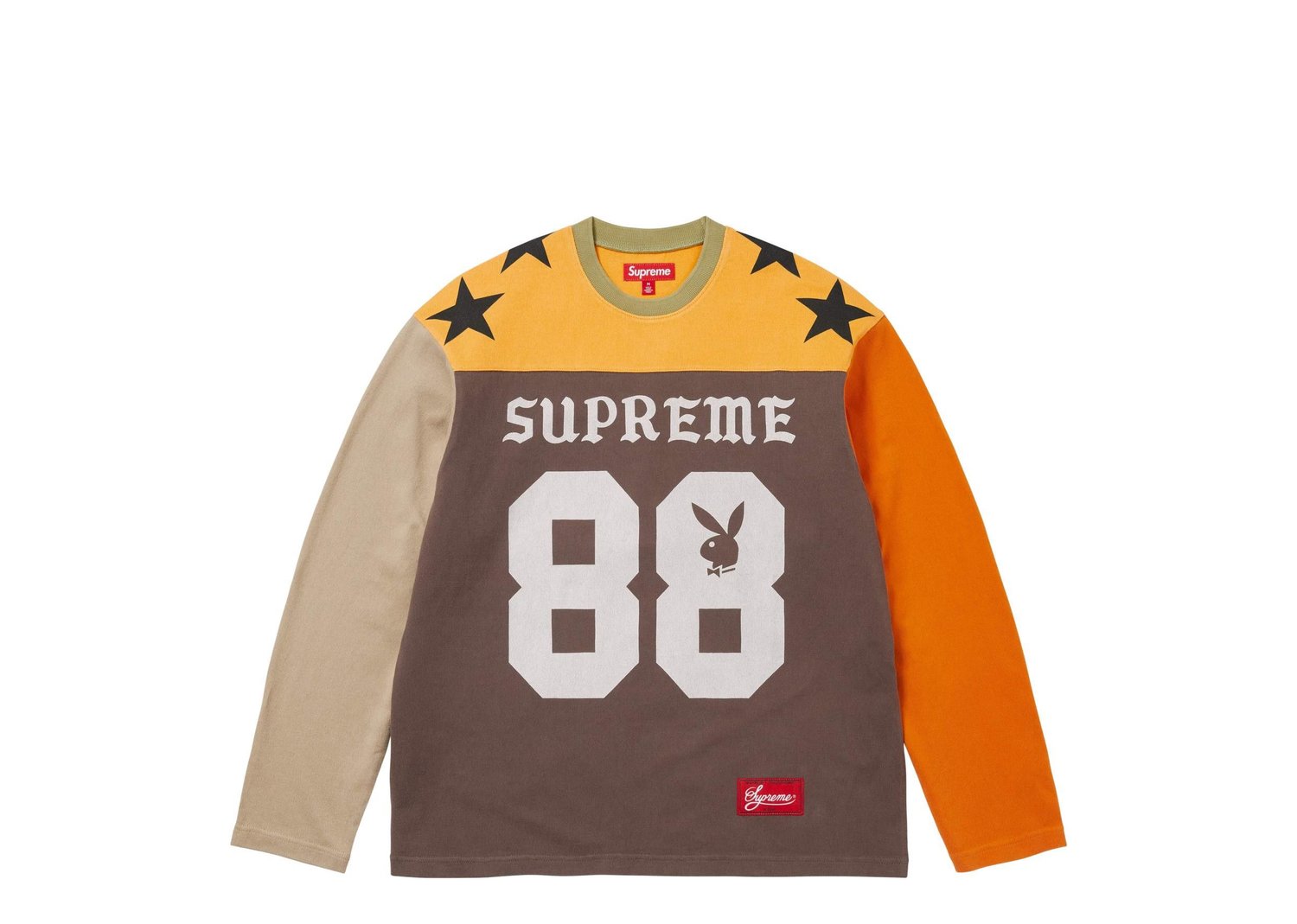 Supreme Playboy L/S Football Top Brown - Brown - 1