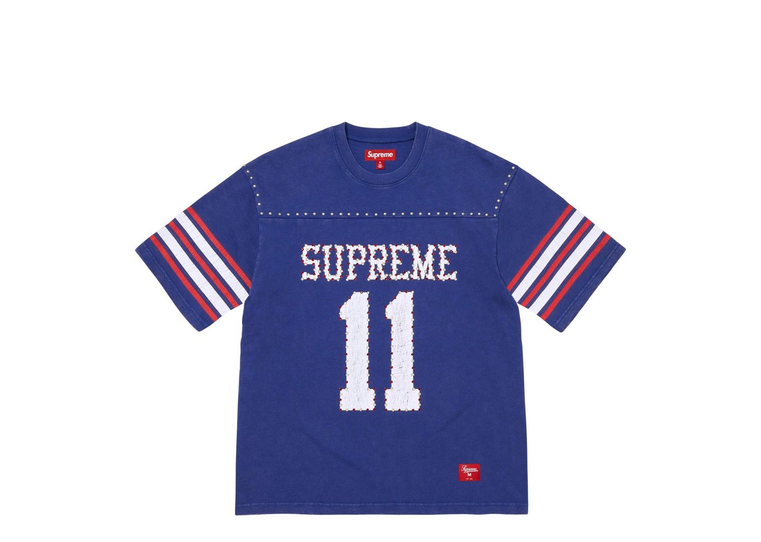 Supreme Studded S/S Football Top Royal - Royal - 1