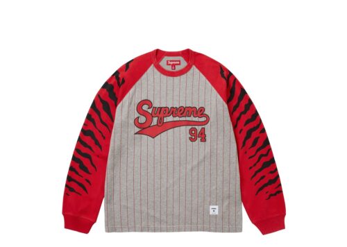 Supreme Tiger Raglan L/S Top Grey - Grey - 1
