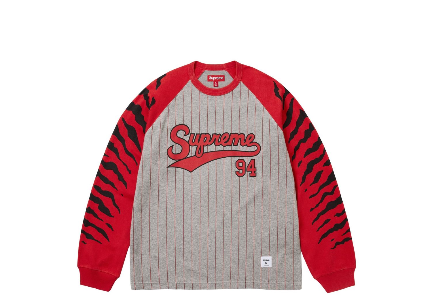 Supreme Tiger Raglan L/S Top Grey - Grey - 1