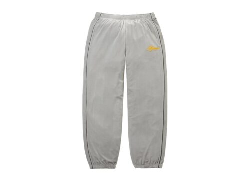 Supreme Velour Mesh Track Pant Silver - Silver - 1