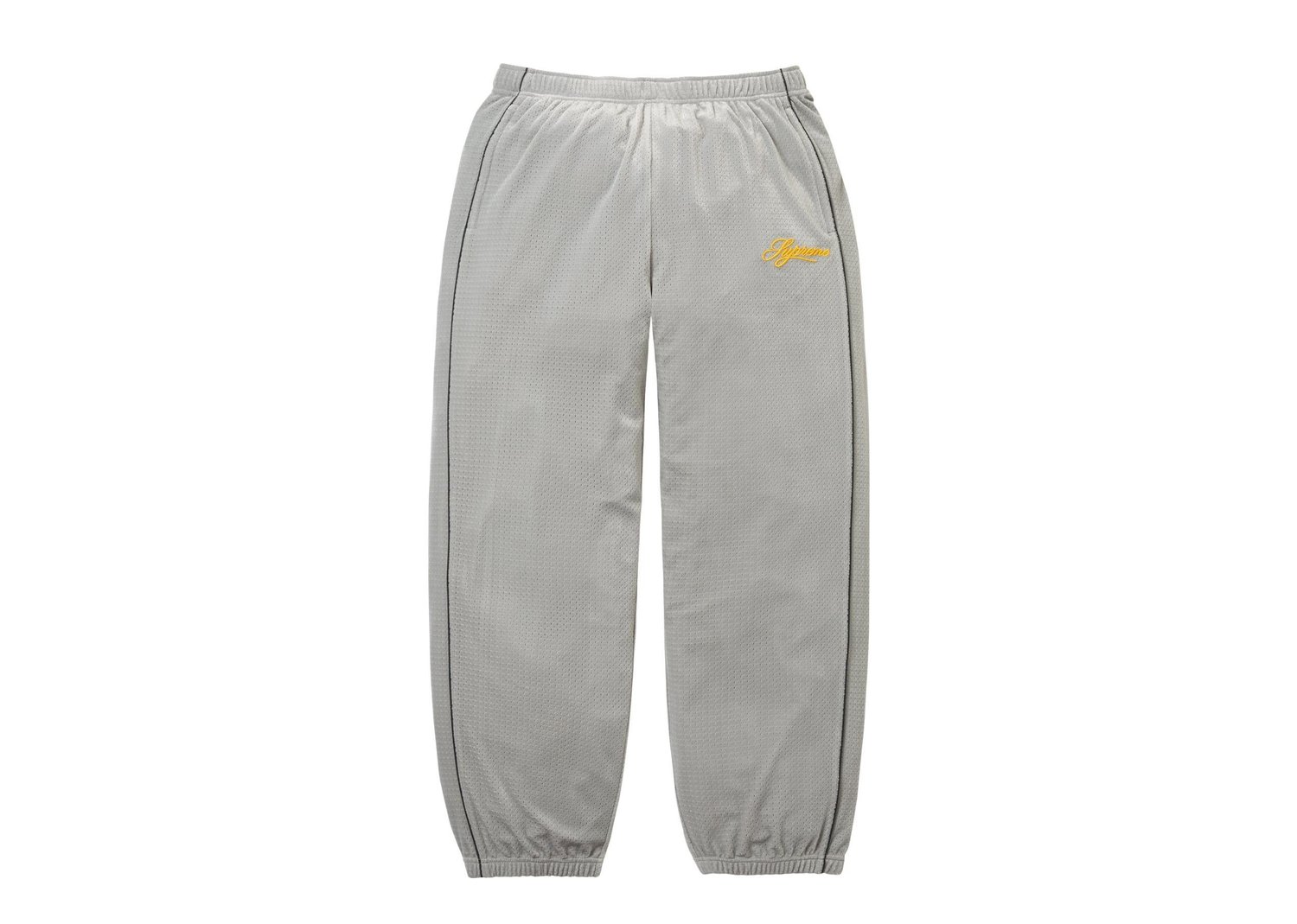 Supreme Velour Mesh Track Pant Silver - Silver - 1