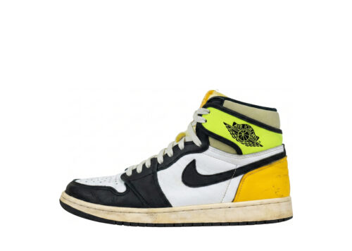 Nike Air Jordan 1 Retro High White Black Volt University Gold