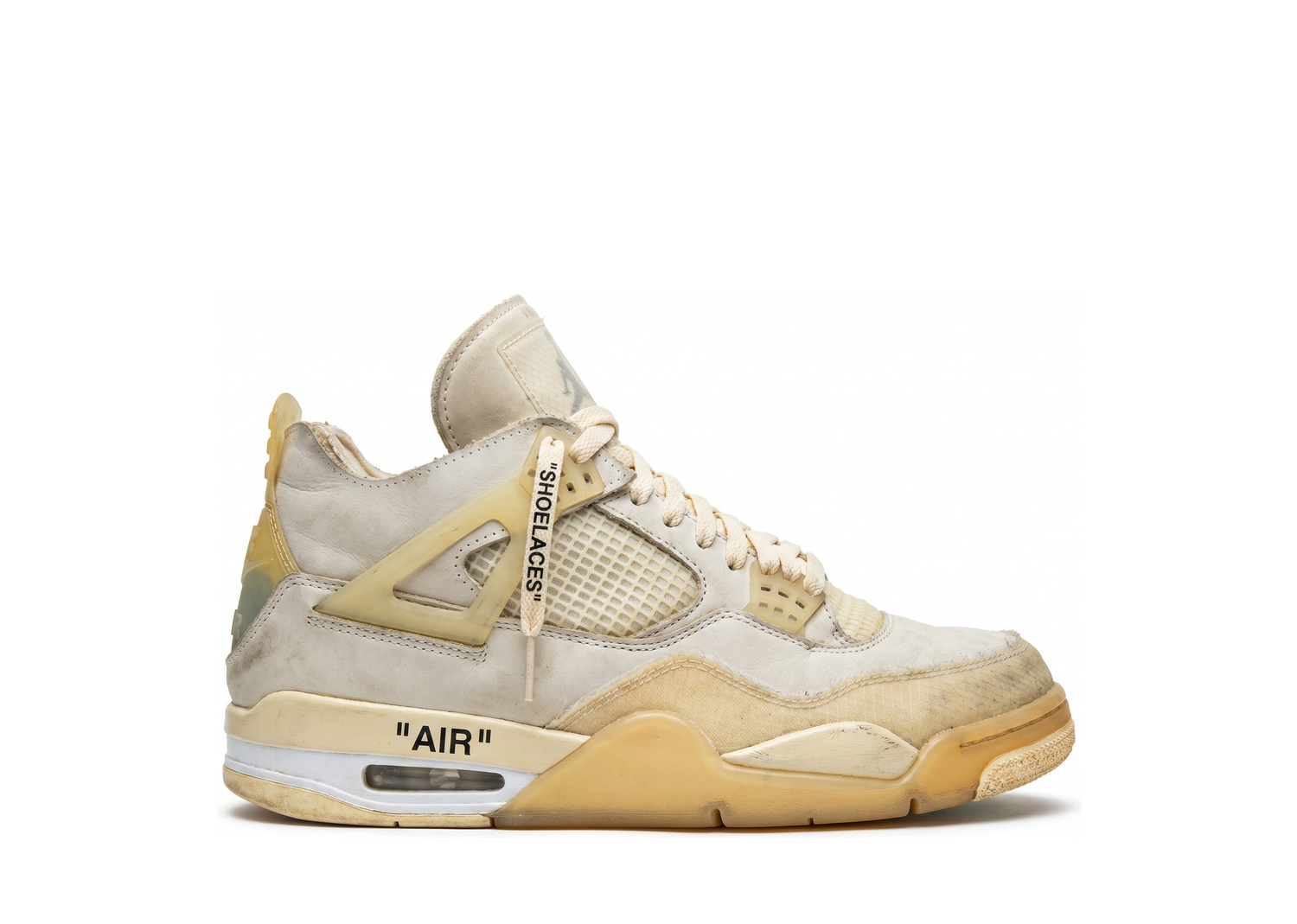 Air Jordan 4 x Off-White Sail