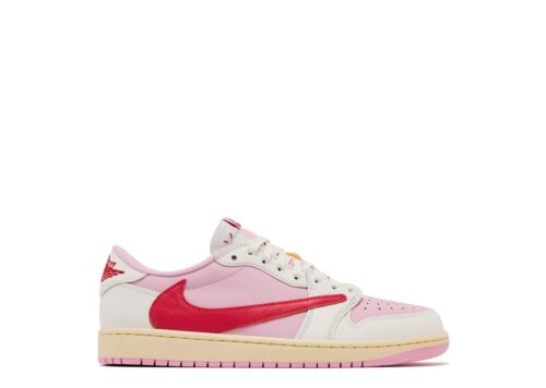 Nike Air Jordan 1 Retro Low OG SP Travis Scott Sail Tropical Pink - Sail/Tropical Pink/Shy Pink/Muslin - 1