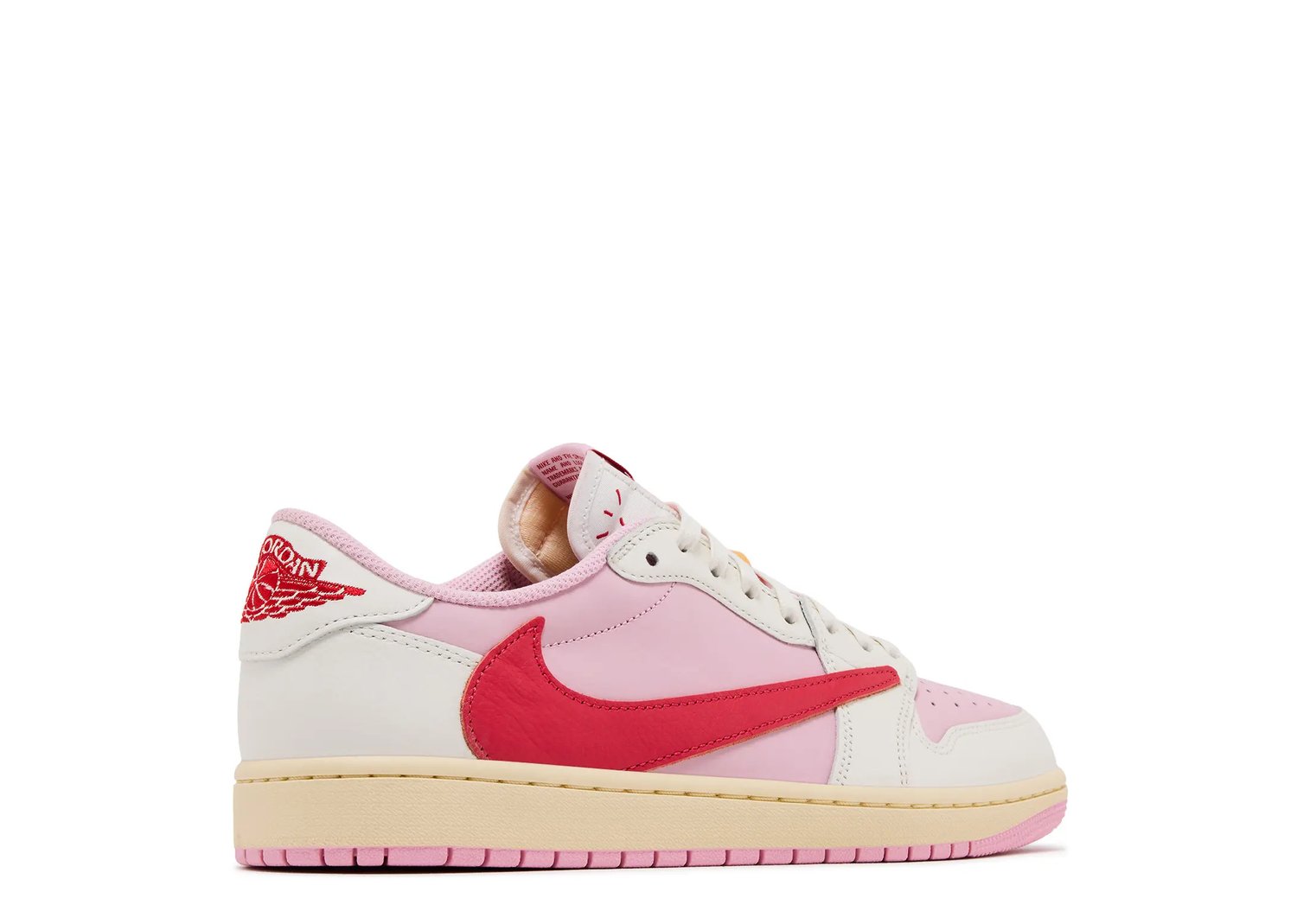 Nike Air Jordan 1 Retro Low OG SP Travis Scott Sail Tropical Pink