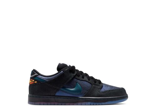 Nike SB Dunk Low Pro Bluetile Skateboards - Black/Marina/White/Campfire Orange/Court Blue/Orange Horizon - 1