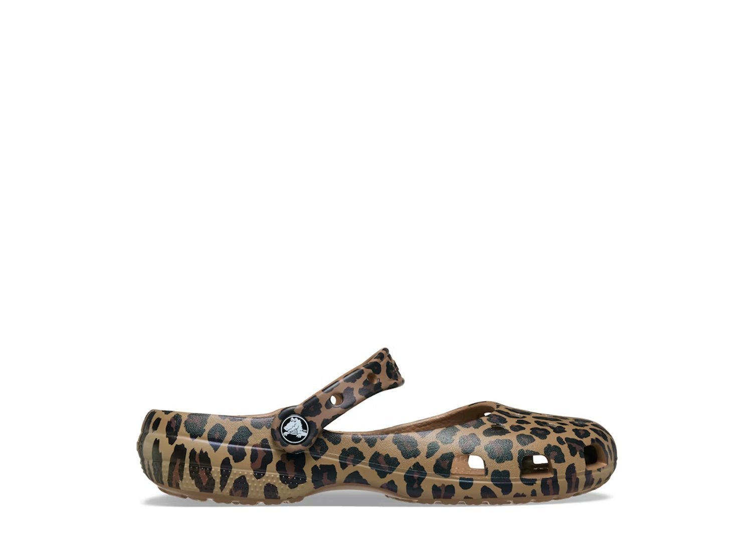 Crocs Classic Ballet Flat Animal Print Sepia Leopard (Women's) - Sepia/Leopard - 1