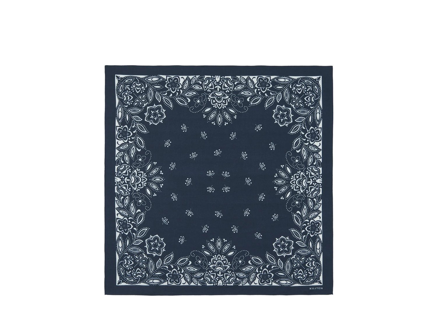 Kujten Large Bandana Helia Dark Navy Blue - dark navy blue - 1