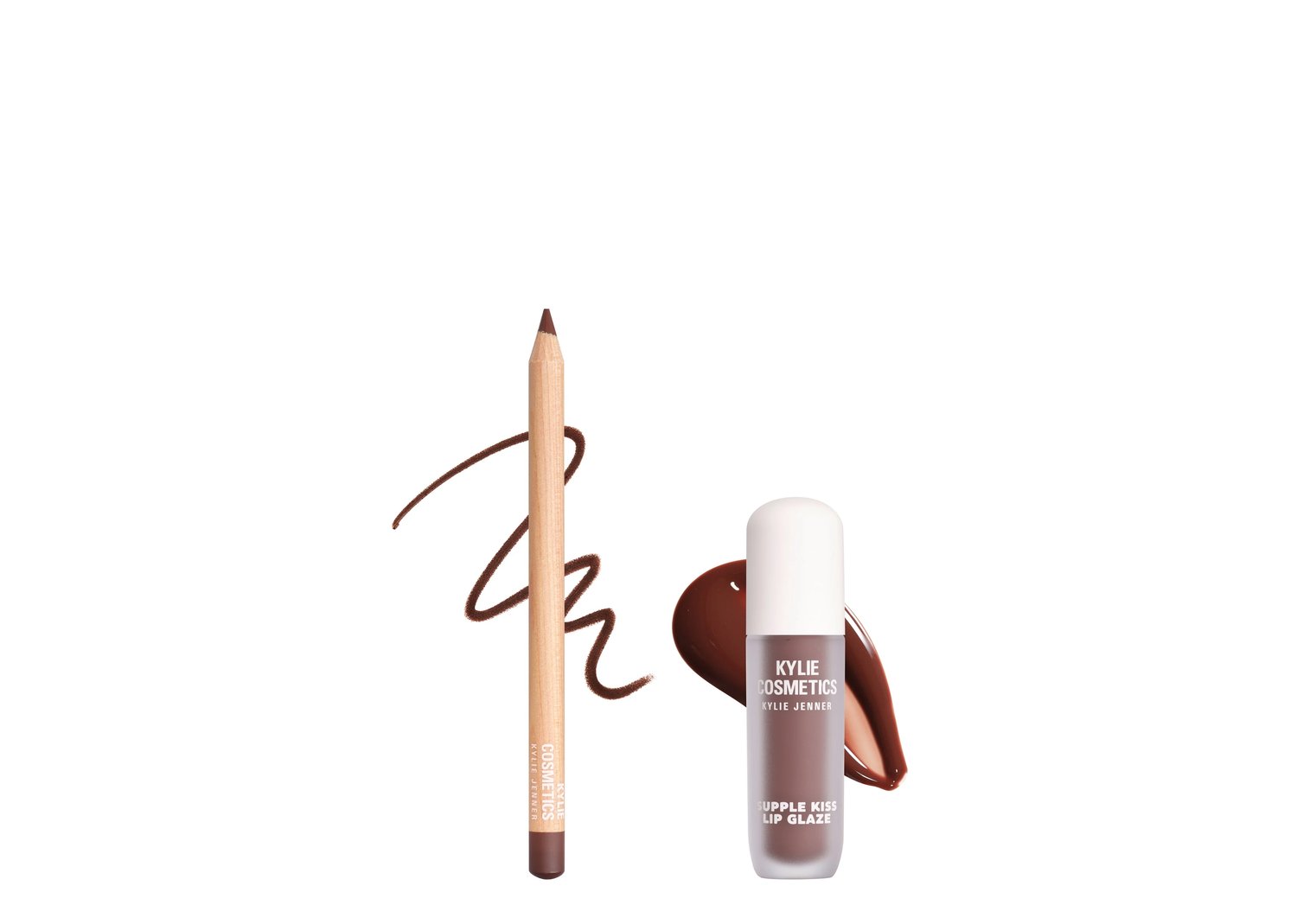 Kylie Cosmetics Glossy Lip Kit Espresso - rich brown gloss & rich brown liner - 2