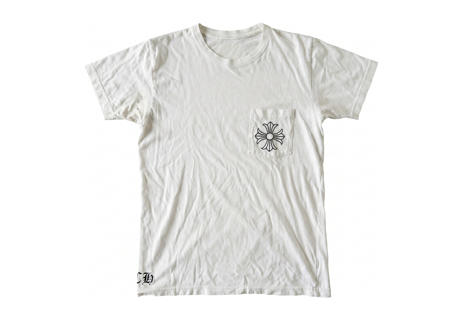 2010 Chrome Hearts White Cross Tee