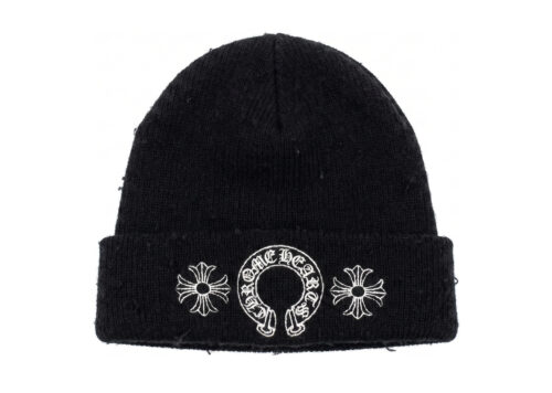 Chrome Hearts Horseshoe Beanie Black