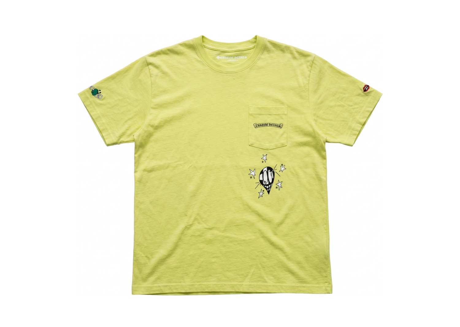 Chrome Hearts Matty Boy Link Tee Sarı-Yeşil XL Tişört