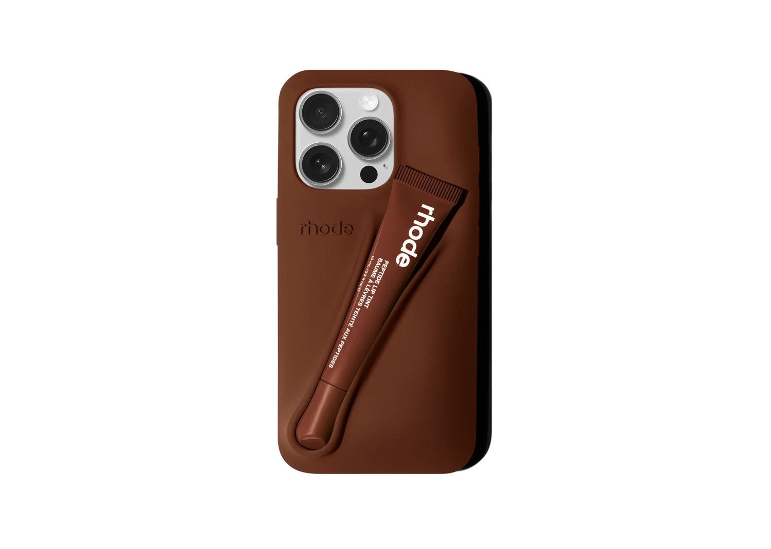 Rhode Lip Case Silicone iPhone Case Bronze | MER1001-SC124 | sutore