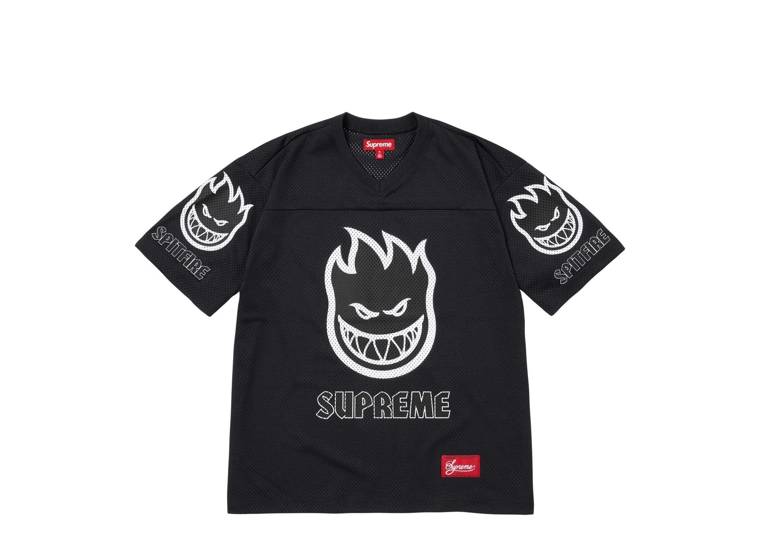 Supreme Spitfire Football Jersey Black - Black - 1