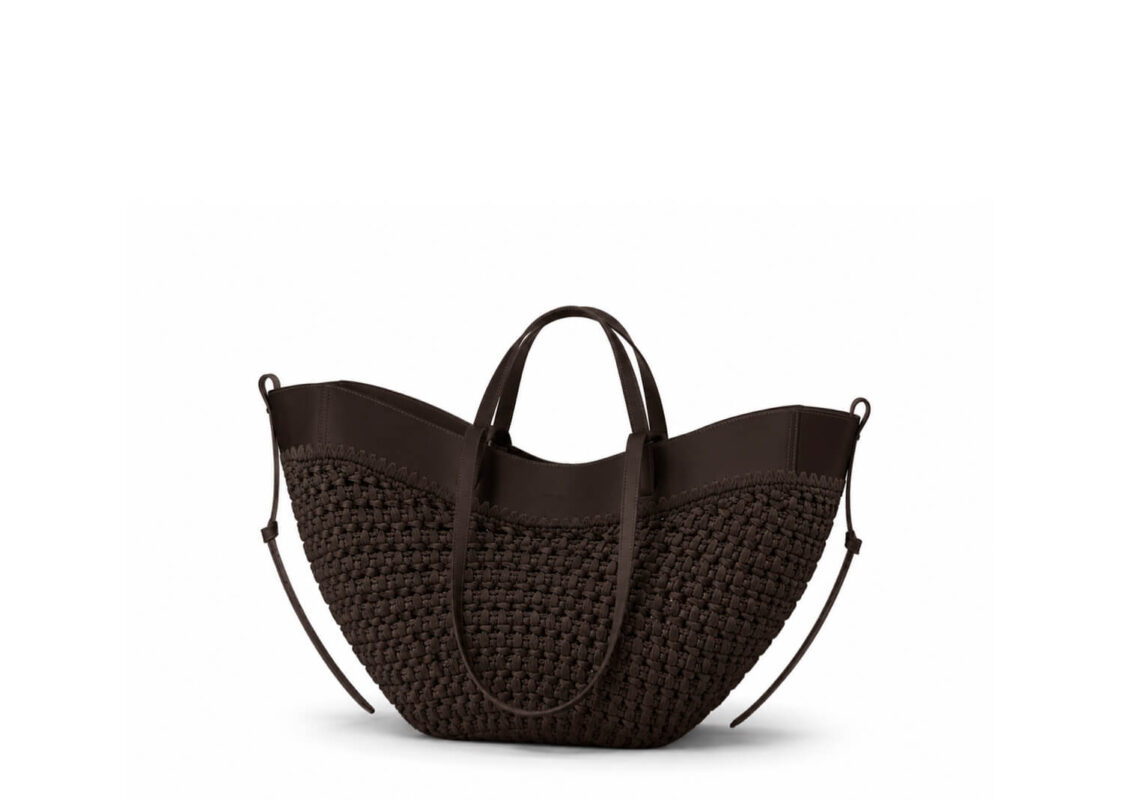 Polène Cyme Edition Raffia Ebony