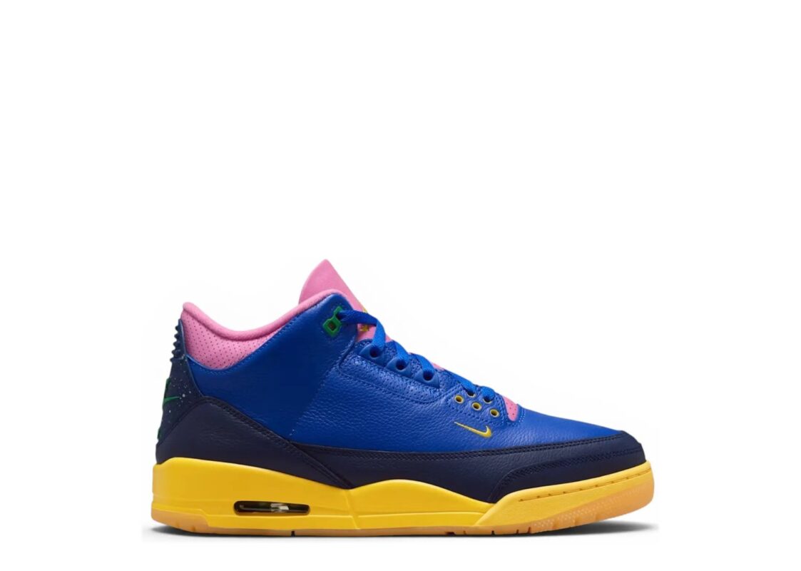 Air Jordan 3 Retro Brazil Racer Blue Lucky Green