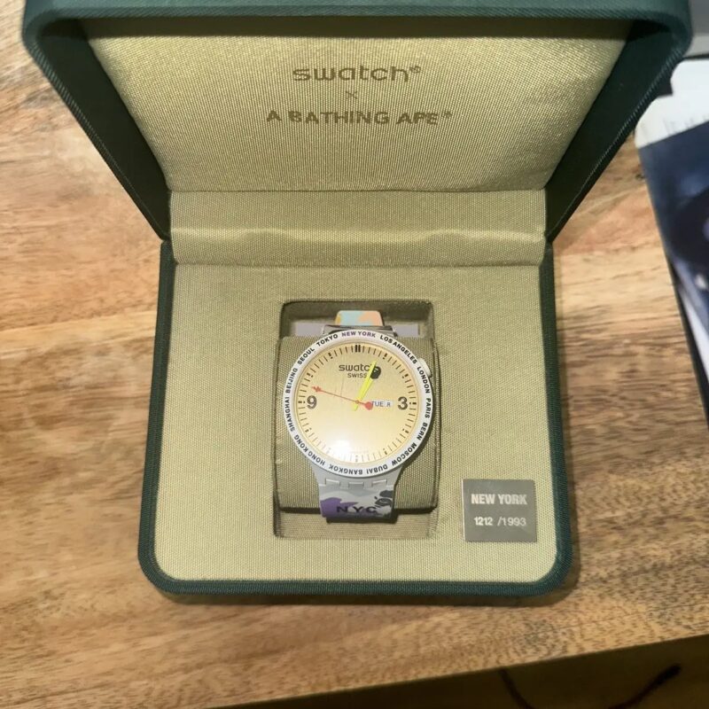 Bape x Swatch Big Bold NYC Edition 2