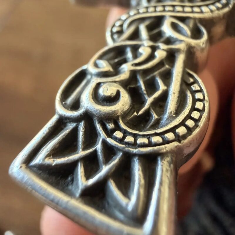 Chrome Hearts Celtic Cross Pendant Necklace Set Authentic 4