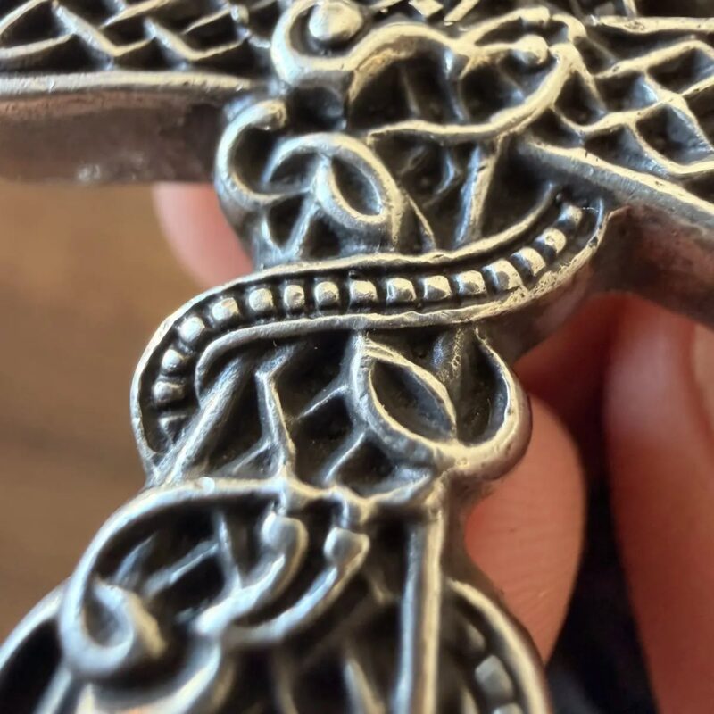 Chrome Hearts Celtic Cross Pendant Necklace Set Authentic 5