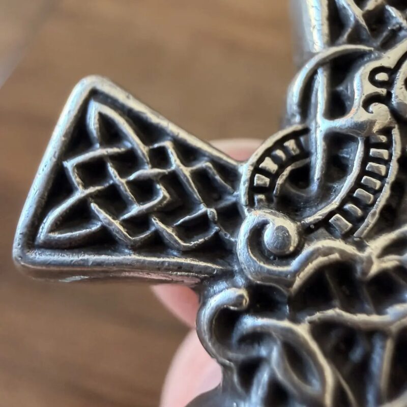 Chrome Hearts Celtic Cross Pendant Necklace Set Authentic 6
