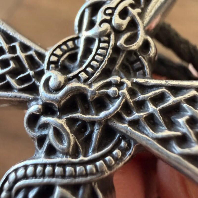 Chrome Hearts Celtic Cross Pendant Necklace Set Authentic 7