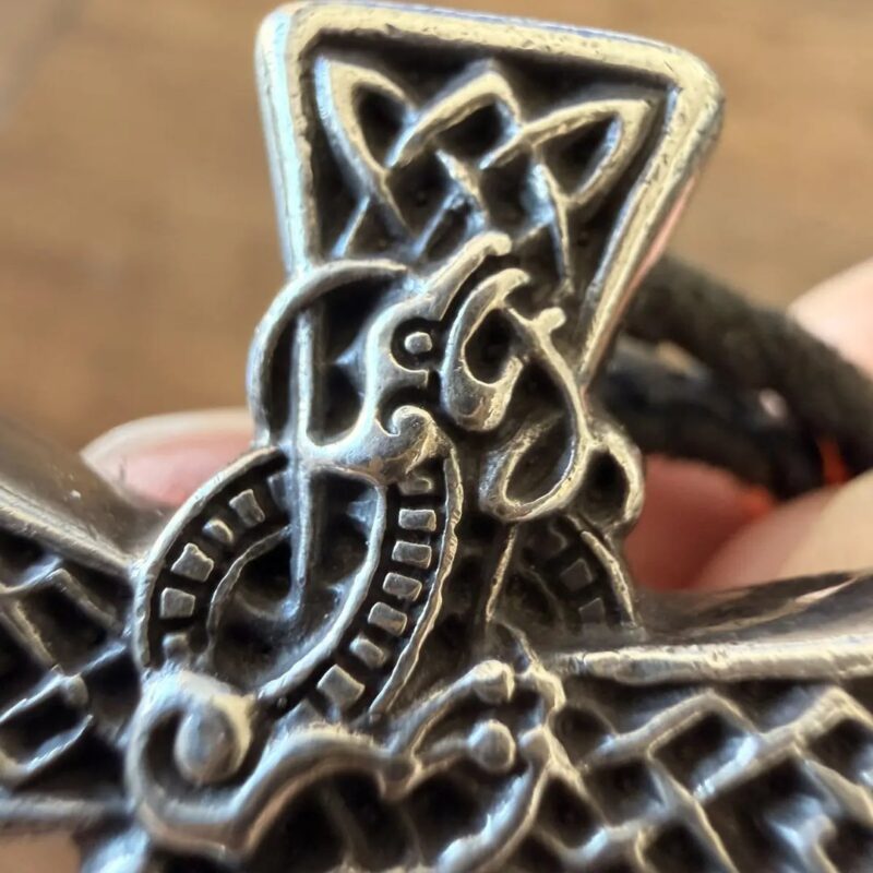 Chrome Hearts Celtic Cross Pendant Necklace Set Authentic 9