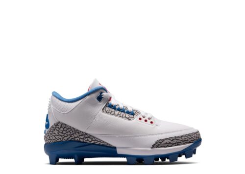 Jordan 3 Mid Retro MCS True Blue - White/True Blue/Cement Grey/Fire Red - 1