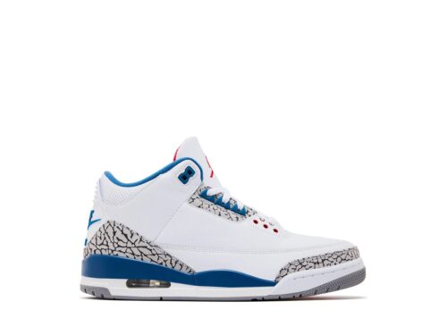 Jordan 3 Retro True Blue (2026) - White/Varsity Red/True Blue/Cement Grey/Anthracite - 1