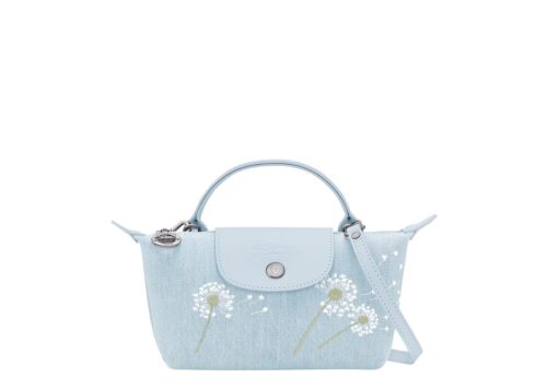 Longchamp Le Pliage Collection XS Pouch Sky Blue - Sky Blue - 1