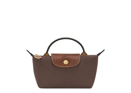 Longchamp Le Pliage Original Pouch with Handle Mocha - Mocha - 1