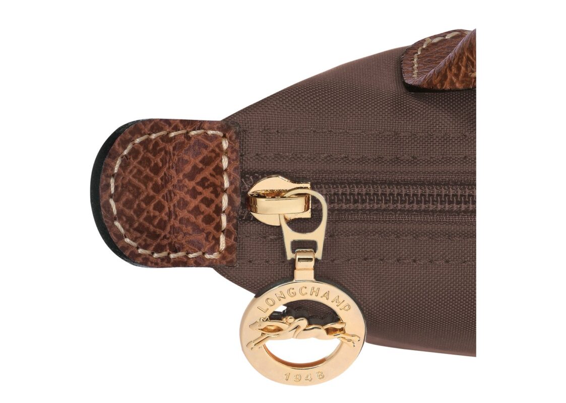 Longchamp Le Pliage Original Pouch with Handle Mocha 5