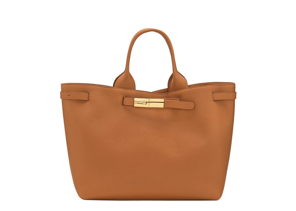 Longchamp Le Smart L Tote Bag Caramel