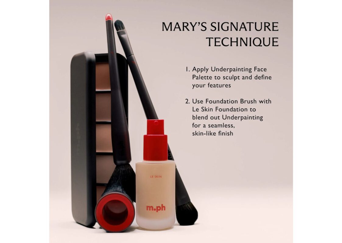 m.ph by Mary Phillips Underpainting Face Highlight Contour Palette Fair 10