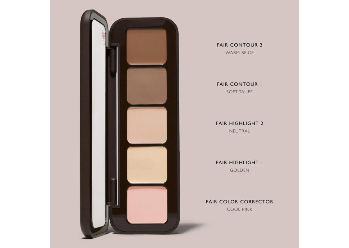 m.ph by Mary Phillips Underpainting Face Highlight Contour Palette Fair 2