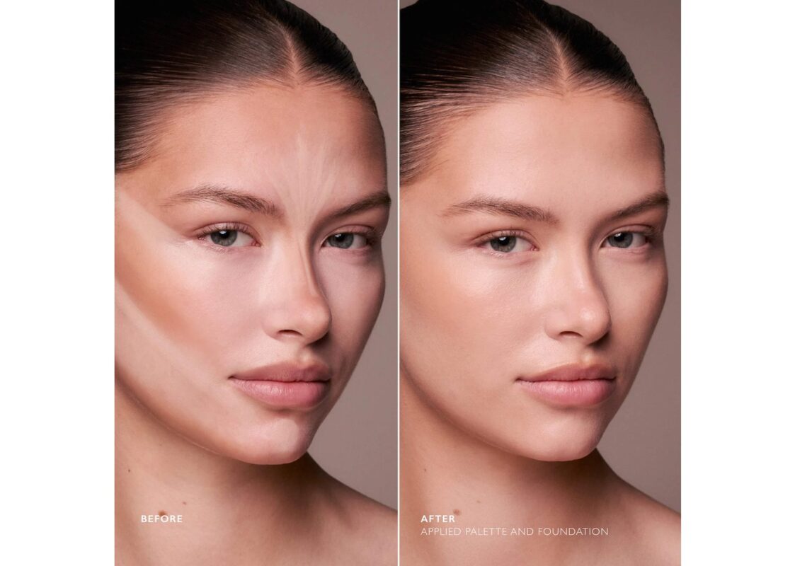 m.ph by Mary Phillips Underpainting Face Highlight Contour Palette Fair 4