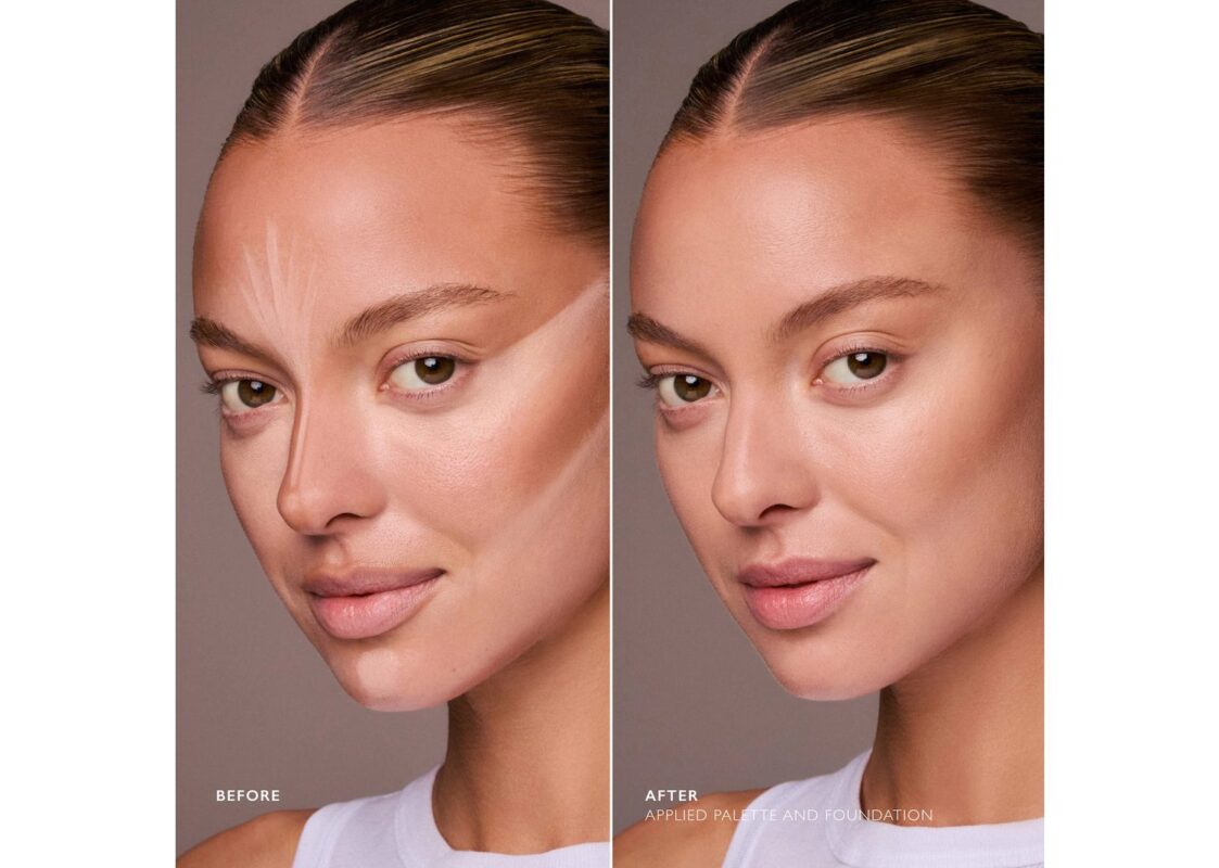 m.ph by Mary Phillips Underpainting Face Highlight Contour Palette Light 4