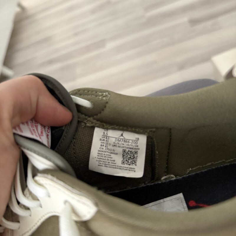 J1 low travis scott medium olive 7